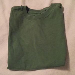 Boys short sleeve army green T-shirt